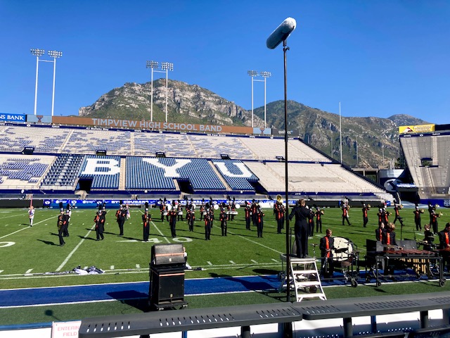 Timpview Marching Band at BYU Stadium