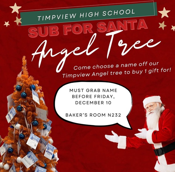 Timpviews Debuts New Angel Tree for Sub for Santa