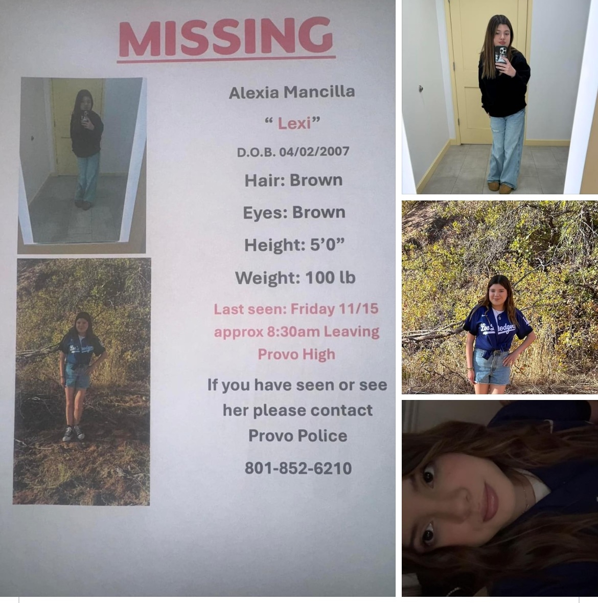 17-Year-Old Provo High Student Reported Missing