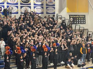 Timpview Student section during the Orem game in 2023