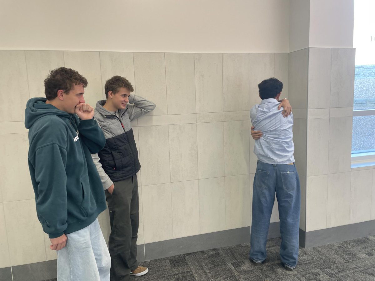Timpview students witnessing an STI (Students Touching Inappropriately) in action.