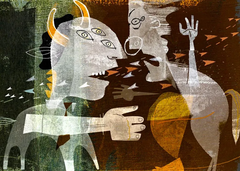 Artwork depicting dehumanization.
https://1000wordphilosophy.com/2025/08/10/dehumanization/